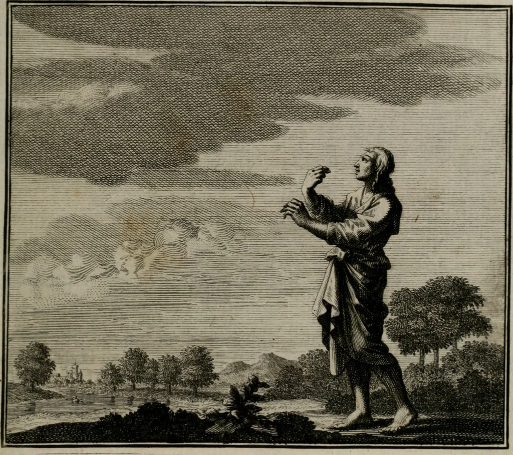 An illustration from Ethica naturalis seu Documenta moralia : e variis rerum naturalium proprietatib(us) virtutum vitiorumq(ue) symbolicis imaginibus collecta., 1700, leaf 12