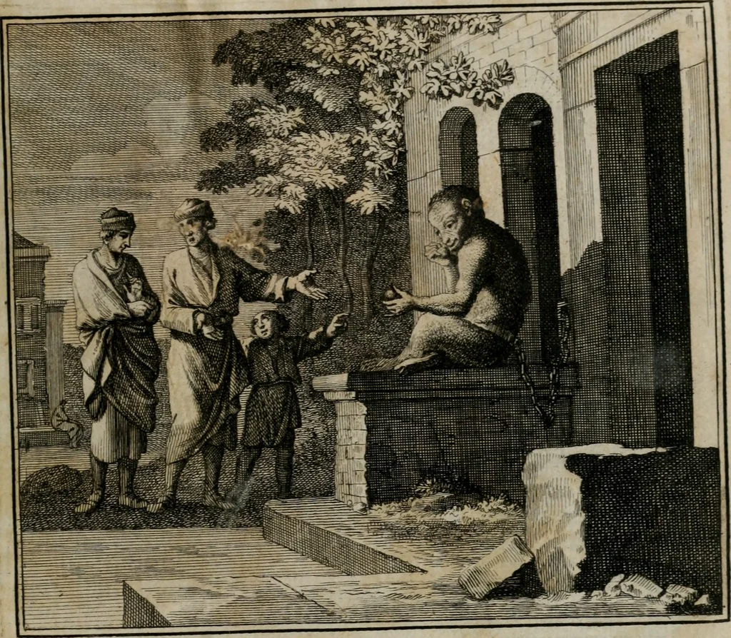 An illustration from Ethica naturalis seu Documenta moralia : e variis rerum naturalium proprietatib(us) virtutum vitiorumq(ue) symbolicis imaginibus collecta., 1700, leaf 144