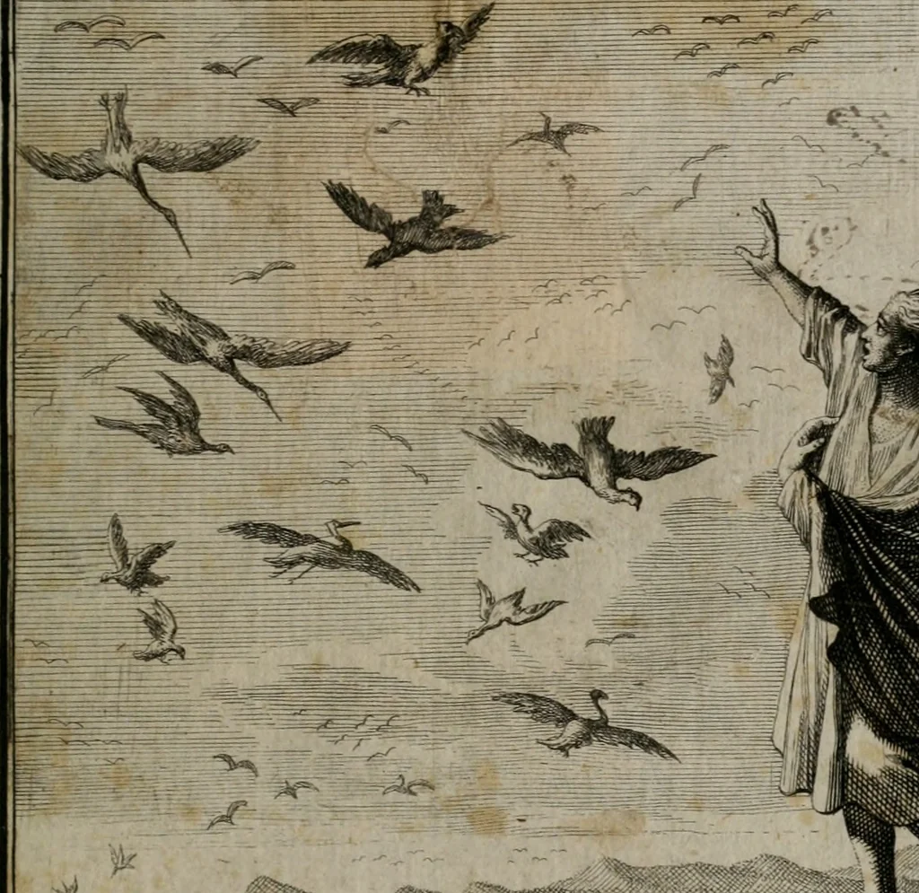 An illustration from Ethica naturalis seu Documenta moralia : e variis rerum naturalium proprietatib(us) virtutum vitiorumq(ue) symbolicis imaginibus collecta., 1700, leaf 146