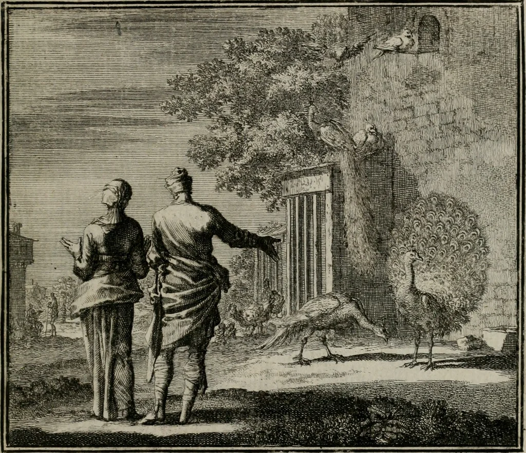 An illustration from Ethica naturalis seu Documenta moralia : e variis rerum naturalium proprietatib(us) virtutum vitiorumq(ue) symbolicis imaginibus collecta., 1700, leaf 156