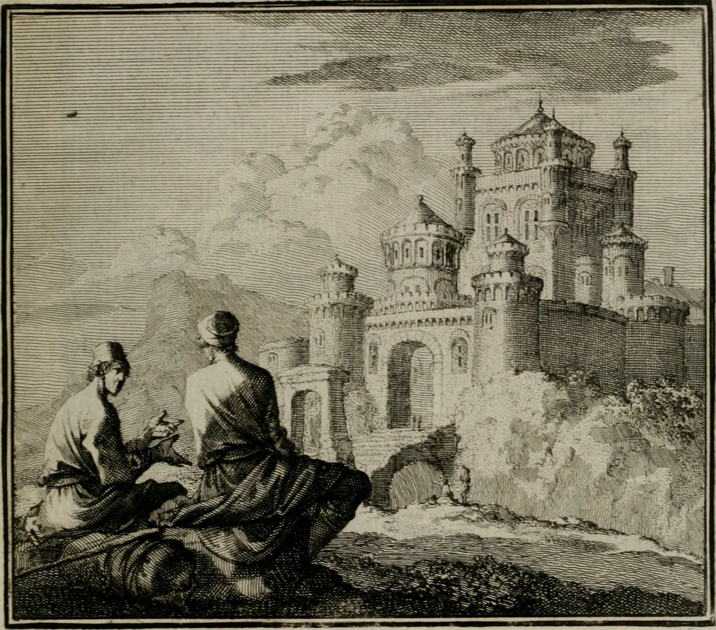 An illustration from Ethica naturalis seu Documenta moralia : e variis rerum naturalium proprietatib(us) virtutum vitiorumq(ue) symbolicis imaginibus collecta., 1700, leaf 182