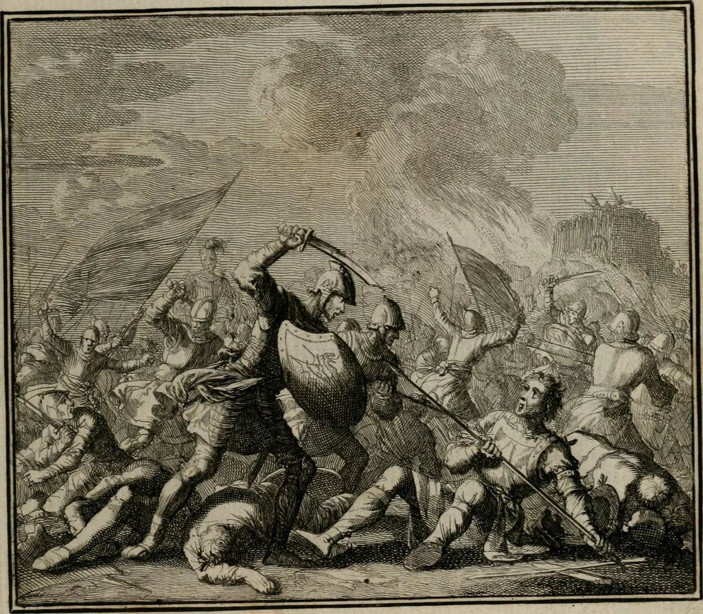An illustration from Ethica naturalis seu Documenta moralia : e variis rerum naturalium proprietatib(us) virtutum vitiorumq(ue) symbolicis imaginibus collecta., 1700, leaf 188