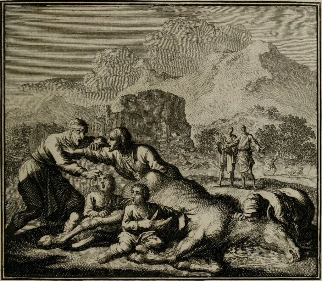 An illustration from Ethica naturalis seu Documenta moralia : e variis rerum naturalium proprietatib(us) virtutum vitiorumq(ue) symbolicis imaginibus collecta., 1700, leaf 190