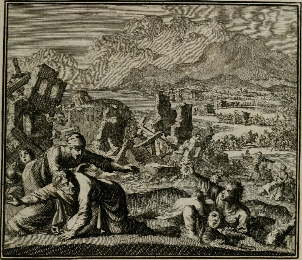 An illustration from Ethica naturalis seu Documenta moralia : e variis rerum naturalium proprietatib(us) virtutum vitiorumq(ue) symbolicis imaginibus collecta., 1700, leaf 200