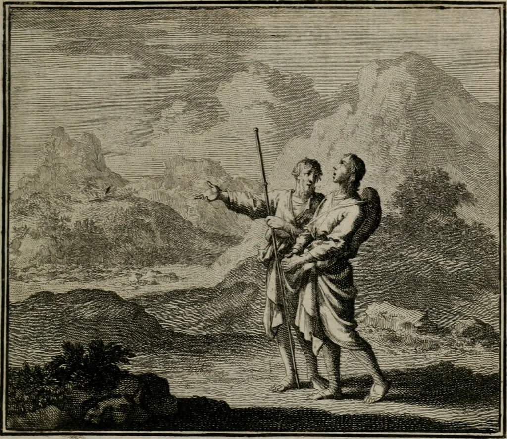 An illustration from Ethica naturalis seu Documenta moralia : e variis rerum naturalium proprietatib(us) virtutum vitiorumq(ue) symbolicis imaginibus collecta., 1700, leaf 40