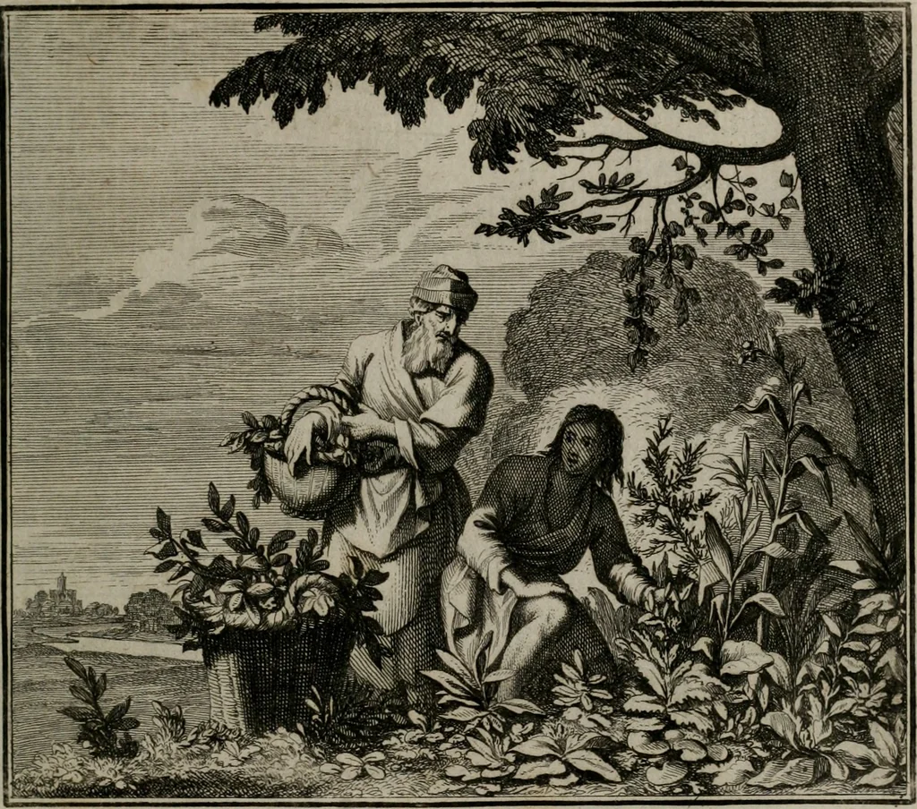 An illustration from Ethica naturalis seu Documenta moralia : e variis rerum naturalium proprietatib(us) virtutum vitiorumq(ue) symbolicis imaginibus collecta., 1700, leaf 58