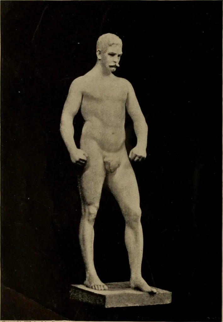 An illustration from Ethics of boxing and manly sport, 1888, leaf 6