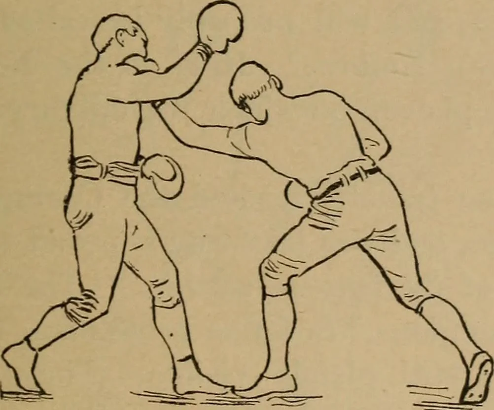 An illustration from Ethics of boxing and manly sport, 1888, leaf 77
