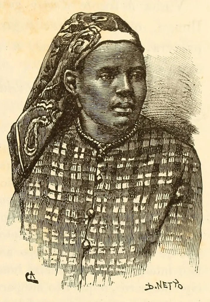 An illustration from Ethnographia e historia tradicional dos povos da Lunda, 1890, leaf 115