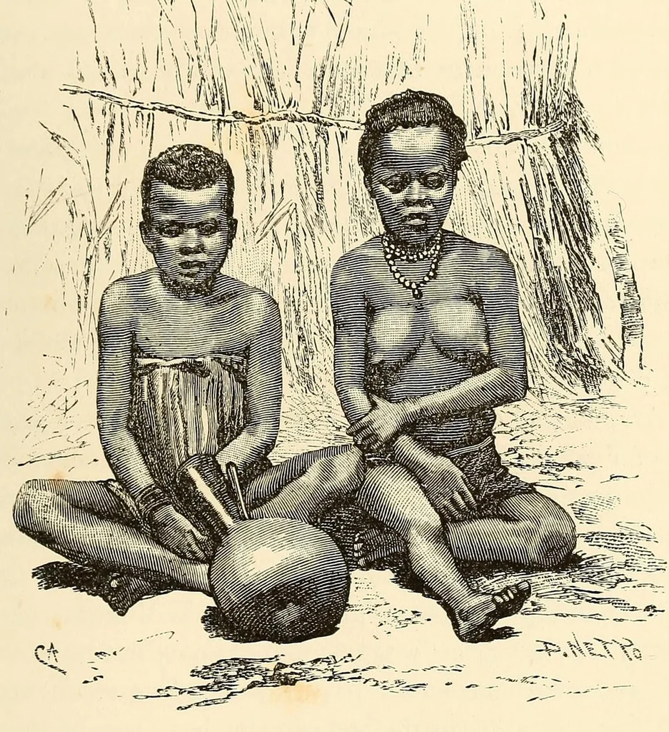 An illustration from Ethnographia e historia tradicional dos povos da Lunda, 1890, leaf 263