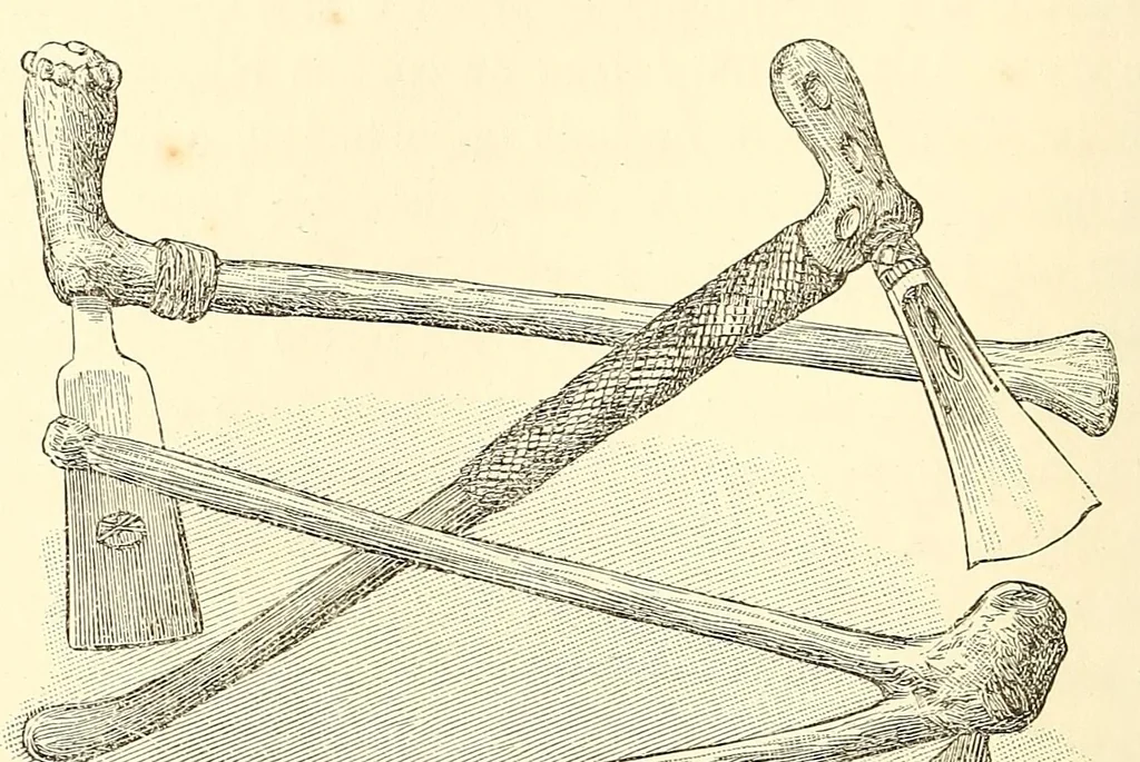 An illustration from Ethnographia e historia tradicional dos povos da Lunda, 1890, leaf 390