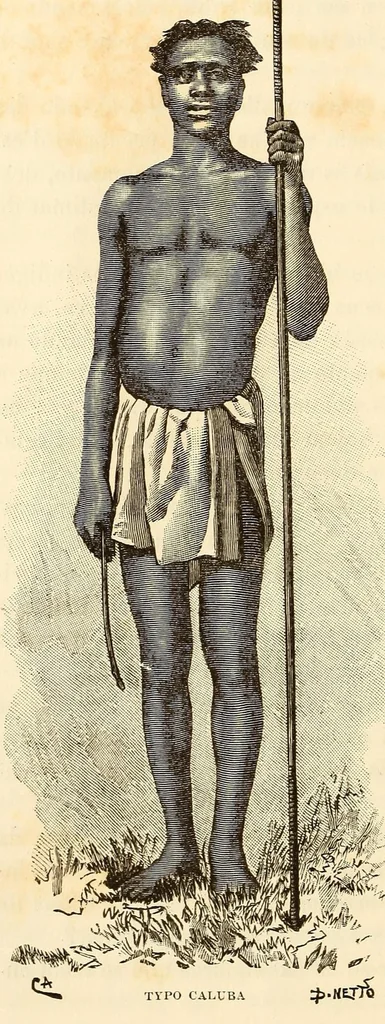 An illustration from Ethnographia e historia tradicional dos povos da Lunda, 1890, leaf 56