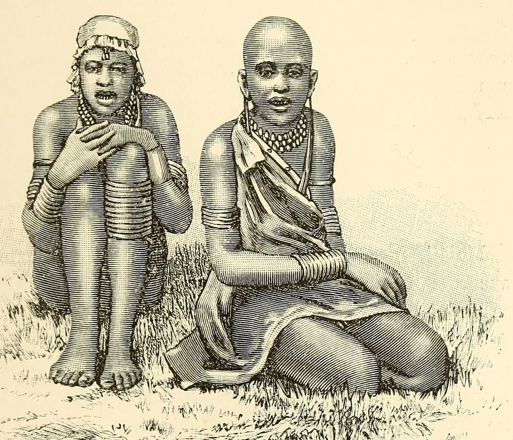 An illustration from Ethnographia e historia tradicional dos povos da Lunda, 1890, leaf 641