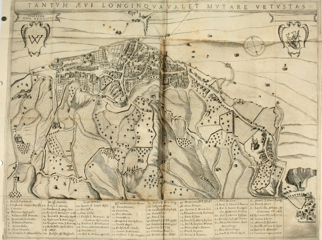 An illustration from Ethruscarum antiquitatum fragmenta : quibus vrbis Romae, aliarumque gentium primordia, mores, & res gestae indicantur, 1637, leaf 16