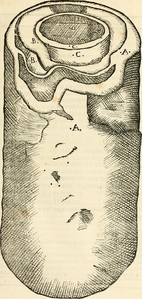 An illustration from Ethruscarum antiquitatum fragmenta : quibus vrbis Romae, aliarumque gentium primordia, mores, & res gestae indicantur, 1637, leaf 174