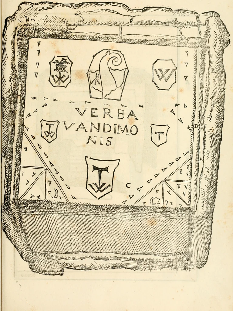 An illustration from Ethruscarum antiquitatum fragmenta : quibus vrbis Romae, aliarumque gentium primordia, mores, & res gestae indicantur, 1637, leaf 192