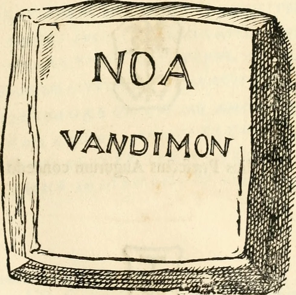 An illustration from Ethruscarum antiquitatum fragmenta : quibus vrbis Romae, aliarumque gentium primordia, mores, & res gestae indicantur, 1637, leaf 194