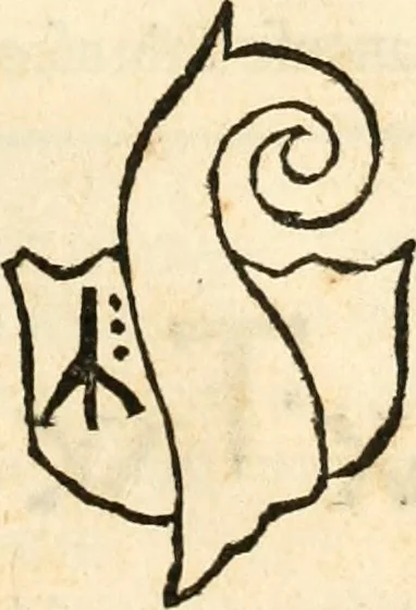 An illustration from Ethruscarum antiquitatum fragmenta : quibus vrbis Romae, aliarumque gentium primordia, mores, & res gestae indicantur, 1637, leaf 198