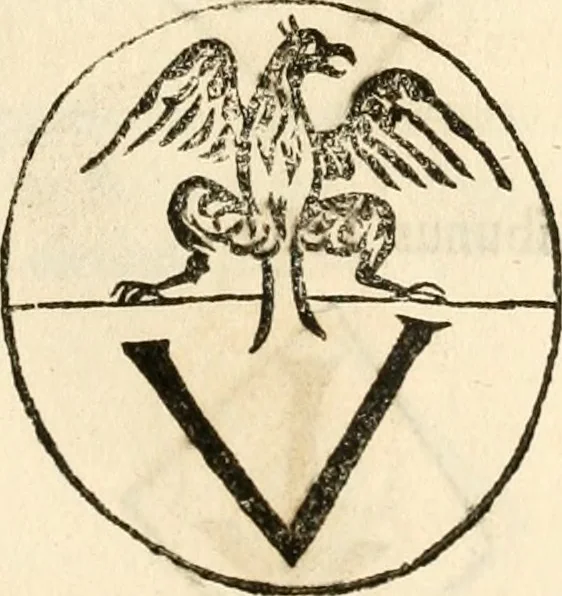 An illustration from Ethruscarum antiquitatum fragmenta : quibus vrbis Romae, aliarumque gentium primordia, mores, & res gestae indicantur, 1637, leaf 202