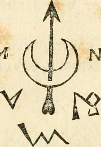 An illustration from Ethruscarum antiquitatum fragmenta : quibus vrbis Romae, aliarumque gentium primordia, mores, & res gestae indicantur, 1637, leaf 228