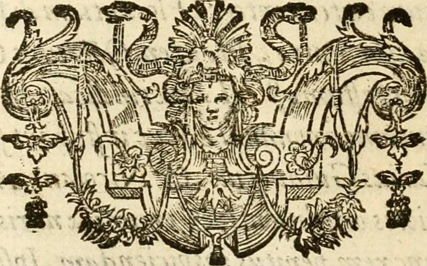 An illustration from Ethruscarum antiquitatum fragmenta : quibus vrbis Romae, aliarumque gentium primordia, mores, & res gestae indicantur, 1637, leaf 31