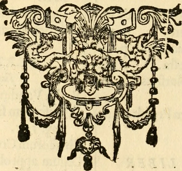 An illustration from Ethruscarum antiquitatum fragmenta : quibus vrbis Romae, aliarumque gentium primordia, mores, & res gestae indicantur, 1637, leaf 9