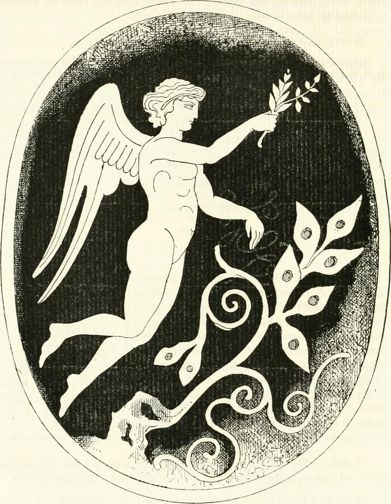 An illustration from Etruscan Roman remains in popular tradition, 1892, leaf 150