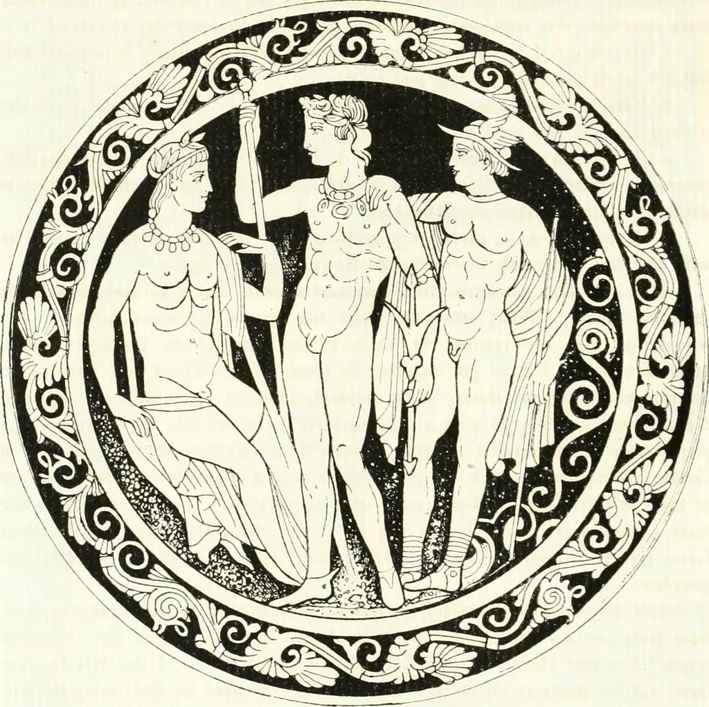 An illustration from Etruscan Roman remains in popular tradition, 1892, leaf 36