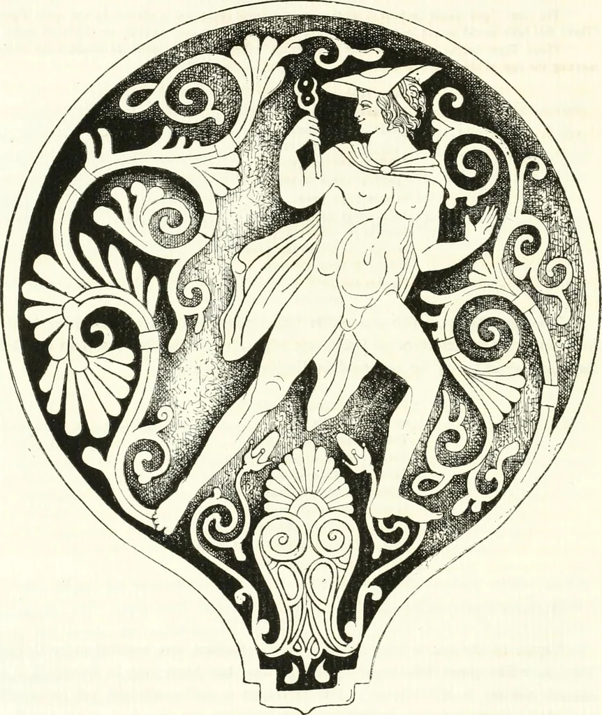 An illustration from Etruscan Roman remains in popular tradition, 1892, leaf 40