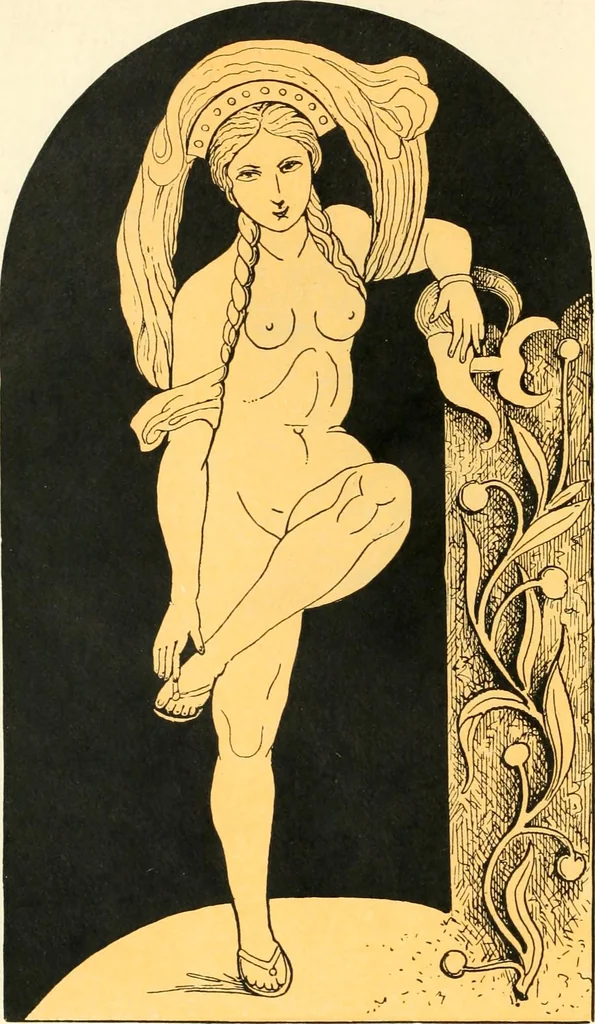 An illustration from Etruscan Roman remains in popular tradition, 1892, leaf 8