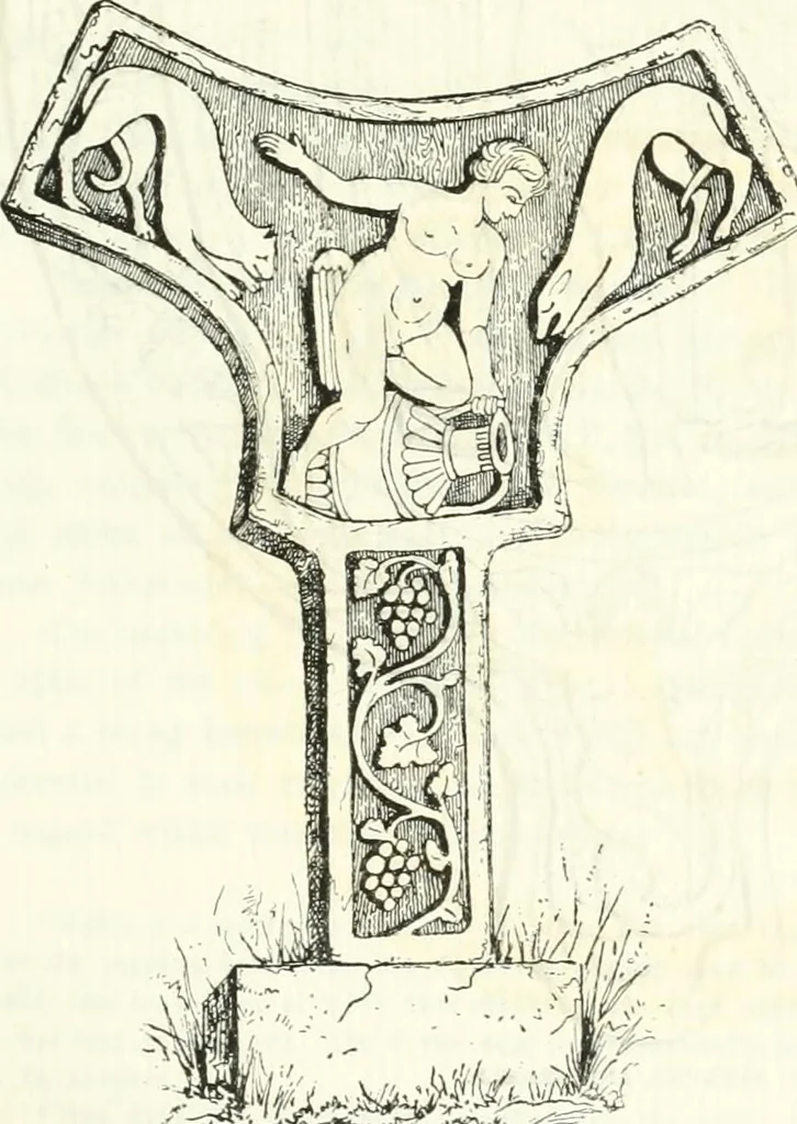 An illustration from Etruscan Roman remains in popular tradition, 1892, leaf 81