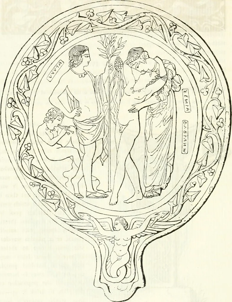 An illustration from Etruscan Roman remains in popular tradition, 1892, leaf 82