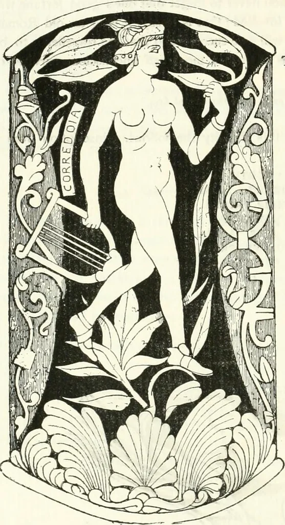 An illustration from Etruscan Roman remains in popular tradition, 1892, leaf 88