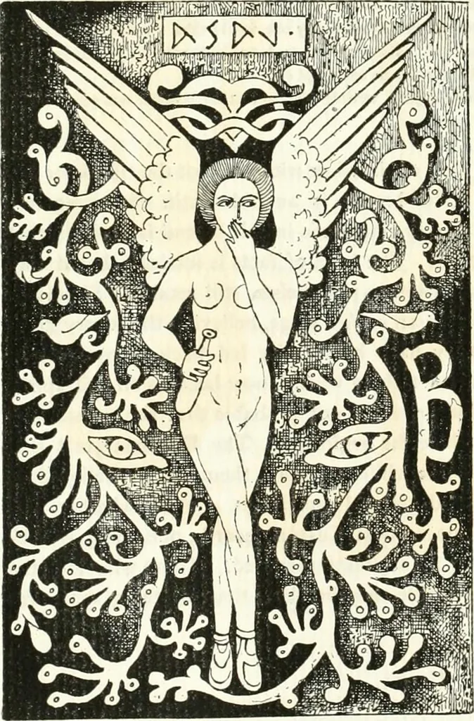 An illustration from Etruscan Roman remains in popular tradition, 1892, leaf 96