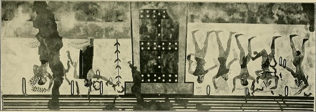 An illustration from Etruscan tomb paintings, Their subjects and significance, 1922, leaf 46