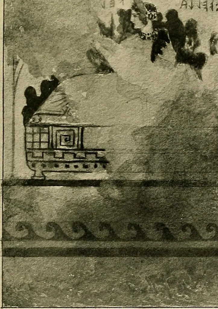 An illustration from Etruscan tomb paintings, Their subjects and significance, 1922, leaf 77