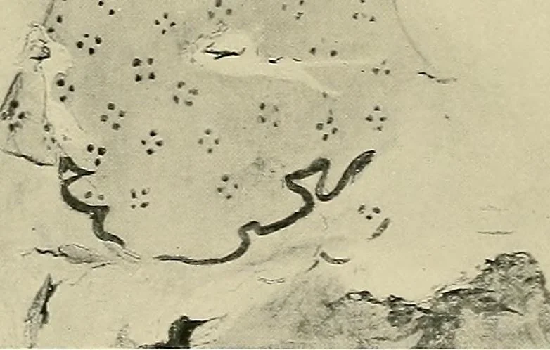 An illustration from Etruscan tomb paintings, Their subjects and significance, 1922, leaf 8