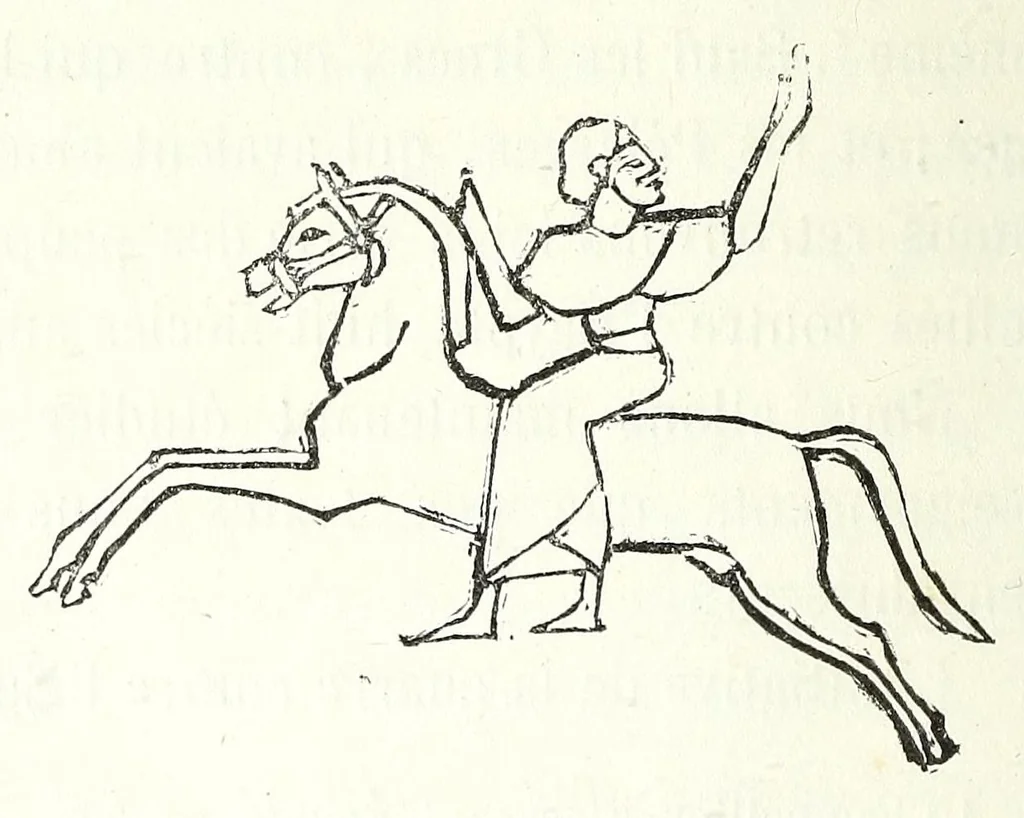 An illustration from Études sur l'antiquité historique d'après les sources egyptiennes et les monuments réputés préhistoriques, 1872, leaf 298