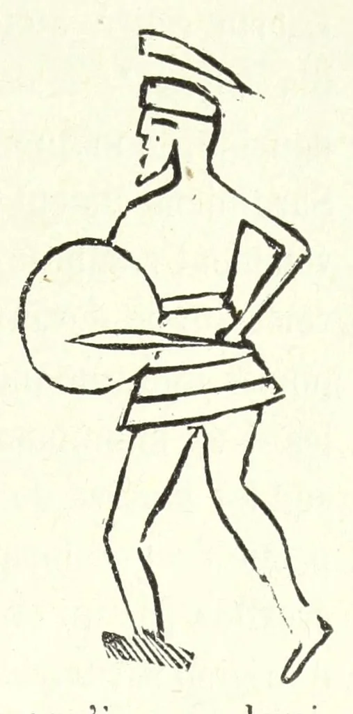 An illustration from Études sur l'antiquité historique d'après les sources egyptiennes et les monuments réputés préhistoriques, 1872, leaf 315