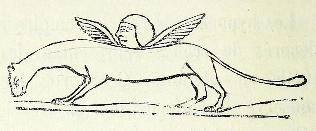 An illustration from Études sur l'antiquité historique d'après les sources egyptiennes et les monuments réputés préhistoriques, 1872, leaf 402