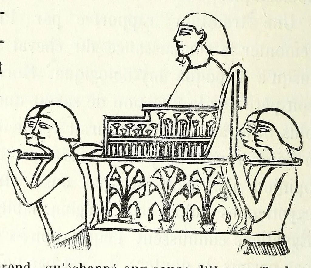 An illustration from Études sur l'antiquité historique d'après les sources egyptiennes et les monuments réputés préhistoriques, 1872, leaf 426
