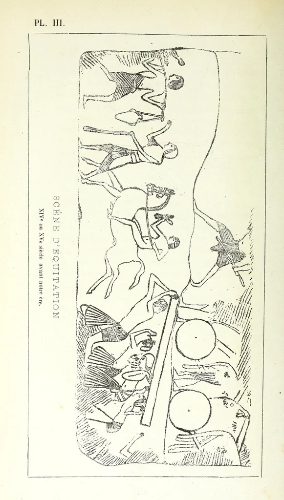 An illustration from Études sur l'antiquité historique d'après les sources egyptiennes et les monuments réputés préhistoriques, 1872, leaf 434