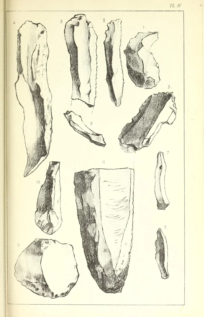 An illustration from Études sur l'antiquité historique d'après les sources egyptiennes et les monuments réputés préhistoriques, 1872, leaf 517