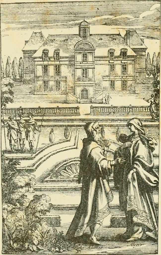 An illustration from Étude sur les livres à figures édités en France de 1601 à 1660, 1914, leaf 343