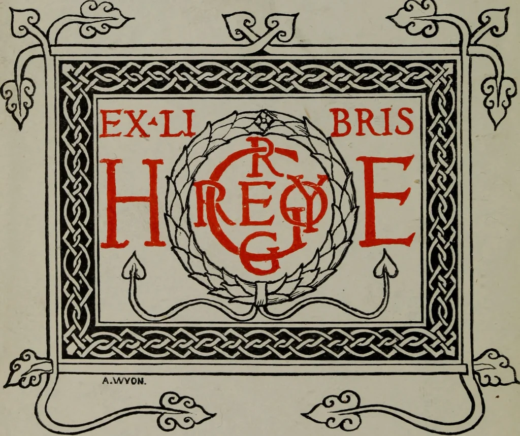 An illustration from Etude sur les émaux anciens, 1881, leaf 1