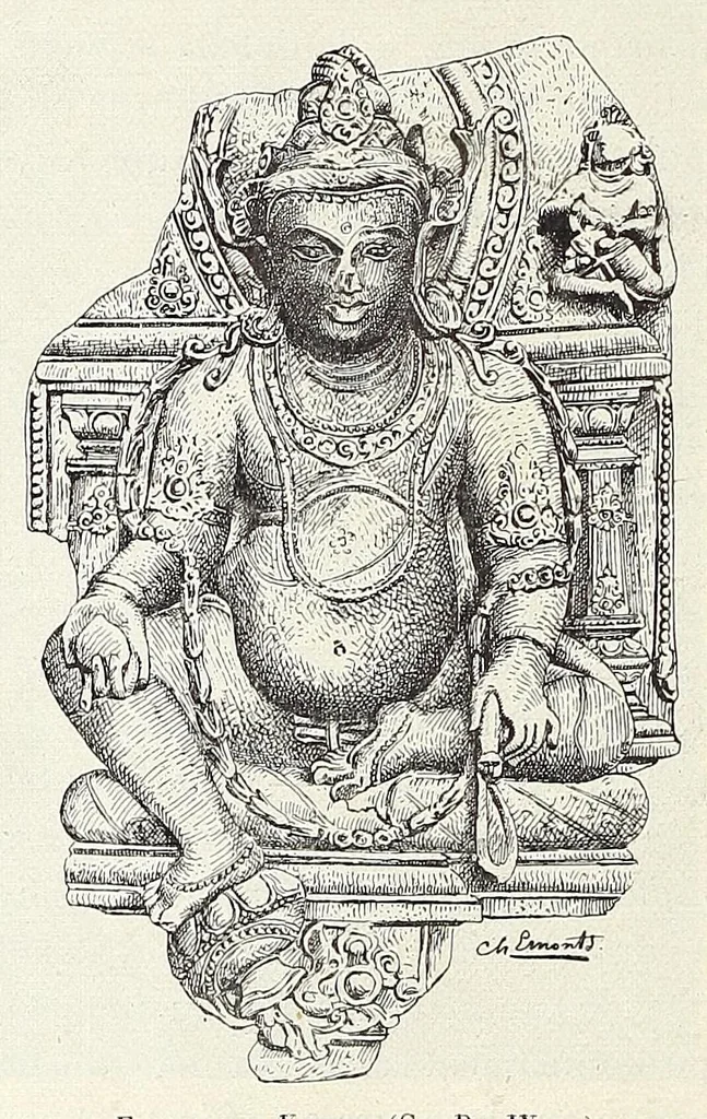 An illustration from Étude sur l'iconographie bouddhique de l'Inde, d'après des documents nouveaux, 1900, leaf 152