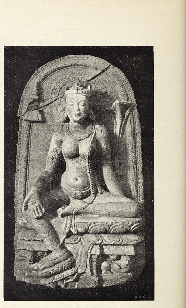 An illustration from Étude sur l'iconographie bouddhique de l'Inde, d'après des documents nouveaux, 1900, leaf 164