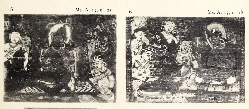 An illustration from Étude sur l'iconographie bouddhique de l'Inde, d'après des documents nouveaux, 1900, leaf 169