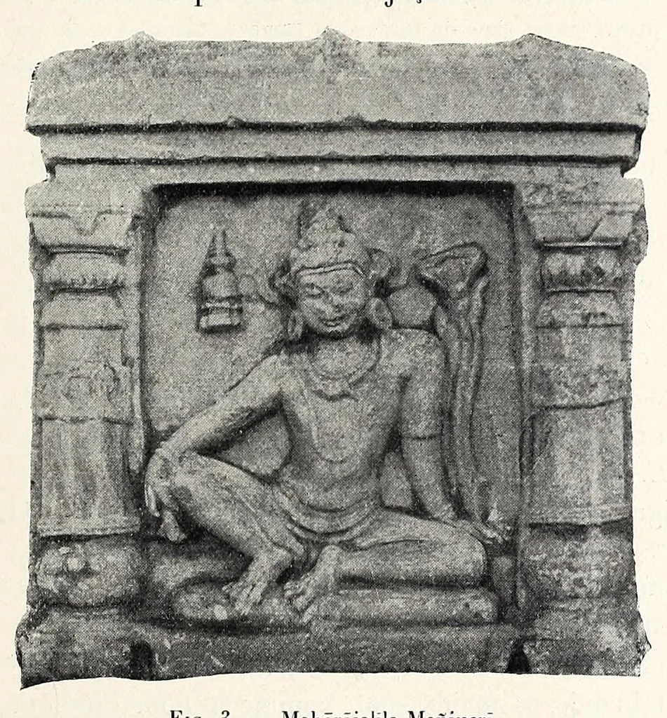 An illustration from Étude sur l'iconographie bouddhique de l'Inde, d'après des documents nouveaux, 1900, leaf 357