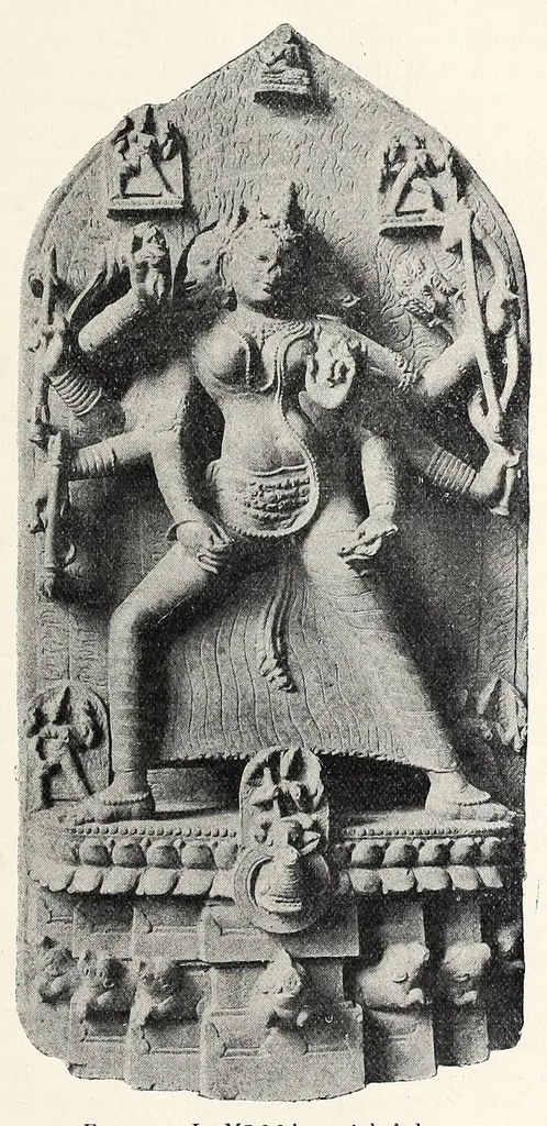An illustration from Étude sur l'iconographie bouddhique de l'Inde, d'après des documents nouveaux, 1900, leaf 407